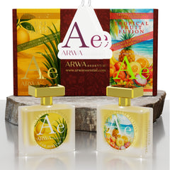 Luxe Citrus Breeze + Tropical Fruit Fusion Car Perfume Spray | 50ml x 2