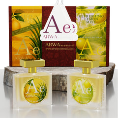 Refreshing Lemon Mist + Luxe Citrus Breeze Car Perfume Spray | 50ml x 2