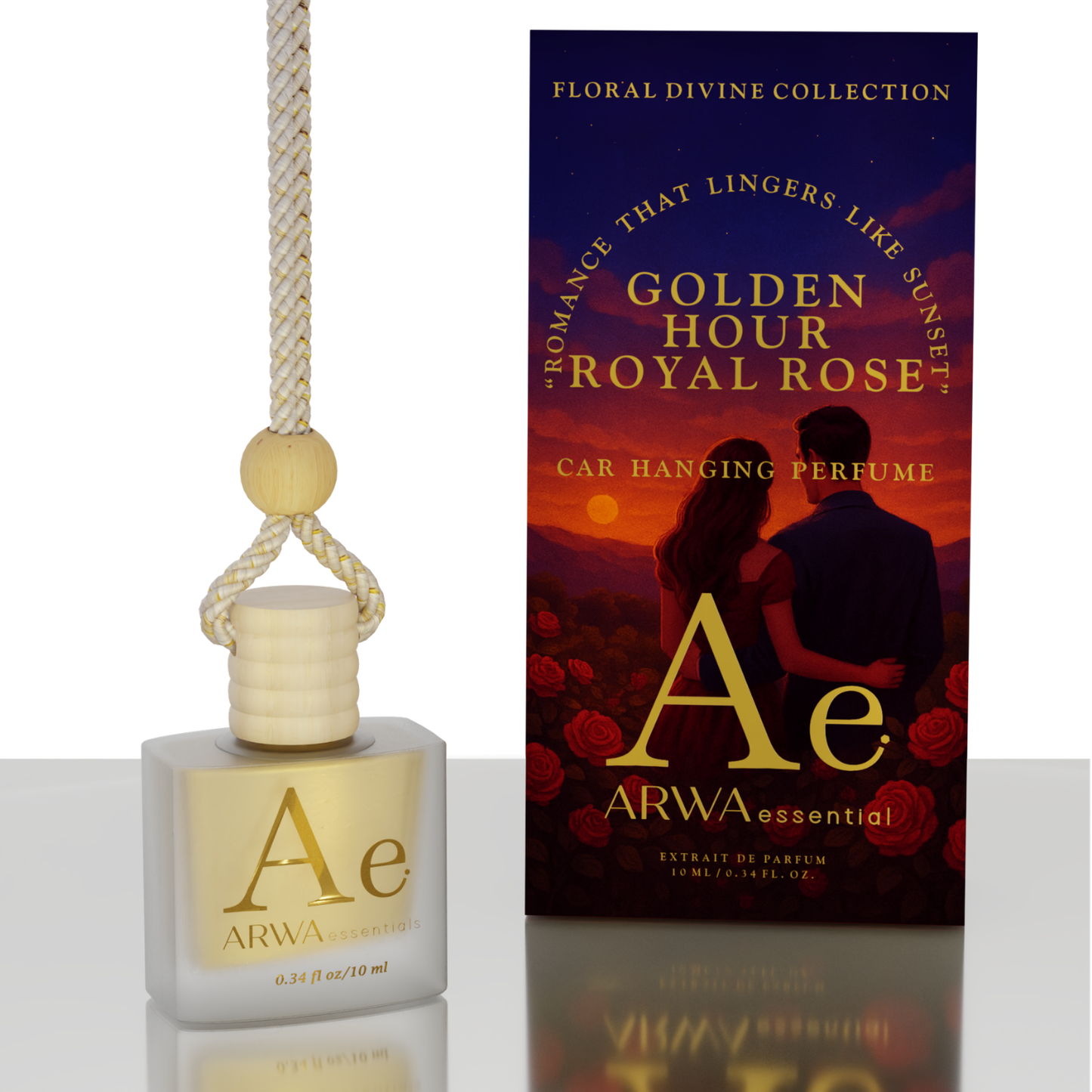 10ml: Golden Hour Royal Rose | 50ml: Wild Geranium Bloom