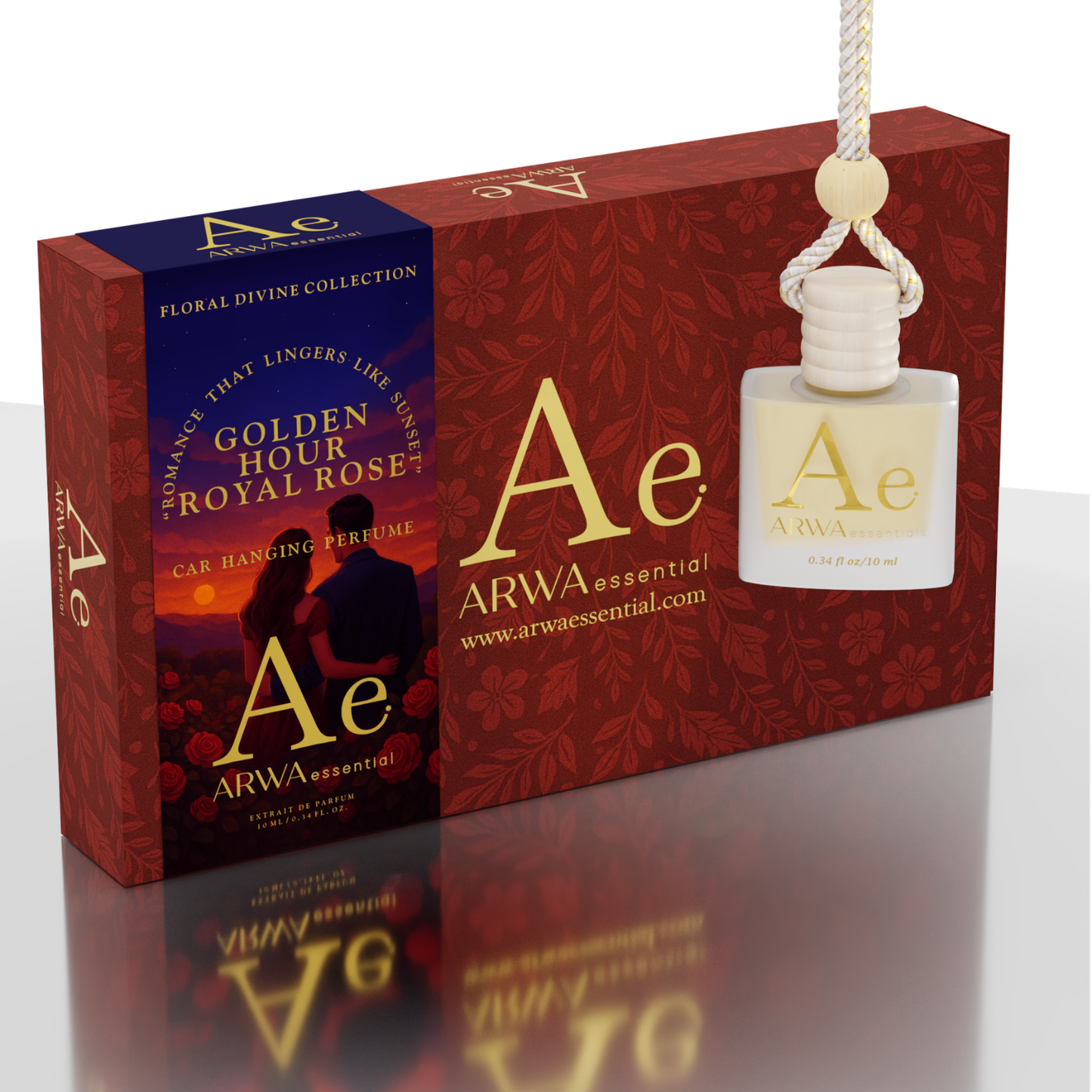 10ml: Golden Hour Royal Rose | 50ml: Wild Geranium Bloom