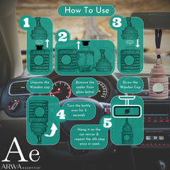 Jasmine Essential Oil Car Hanging Perfume