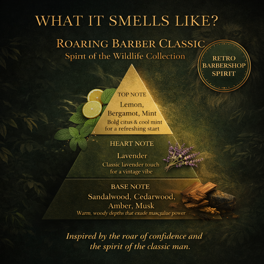 10ml: Roaring Barber Classic | 50ml: Zeenath Panther Spirit