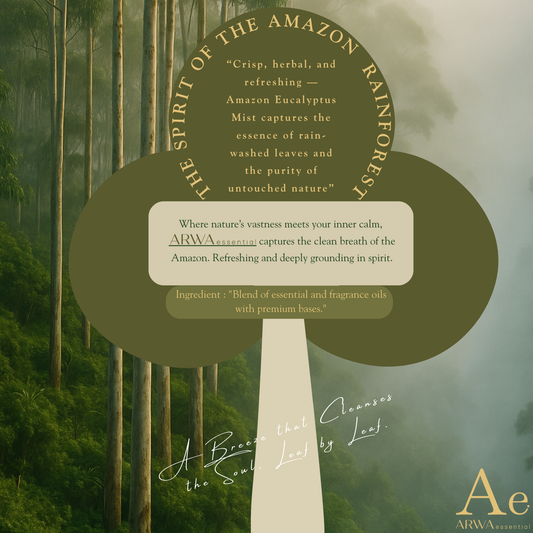 ARWA essential Amazon Eucalyptus Mist Car Perfume Spray | 50ml