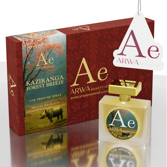 ARWA essential Kaziranga Forest Breeze Car Perfume Spray | 50ml