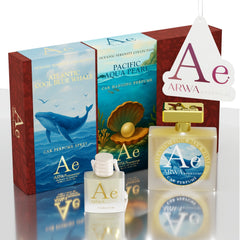 Indian Ocean Dolphin Hanging Car Perfume 10ml + Atlantic Cool Blue Whale Car Perfume Spray 50ml