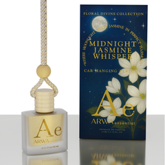 Midnight Jasmine Whisper Hanging Car Perfume | 10ml