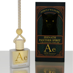ARWA essential Zeenath Panther Spirit 10ml hanging car perfume with panther fragrance sleeve