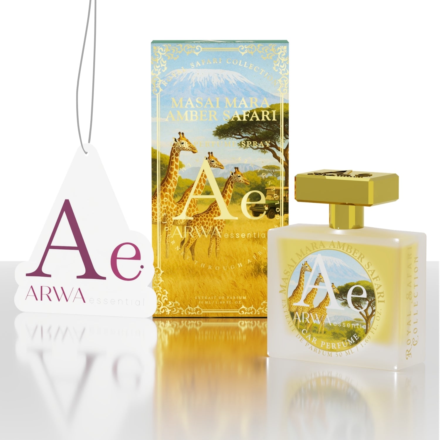 Masai Mara Amber Safari Car Perfume Spray | 50ml