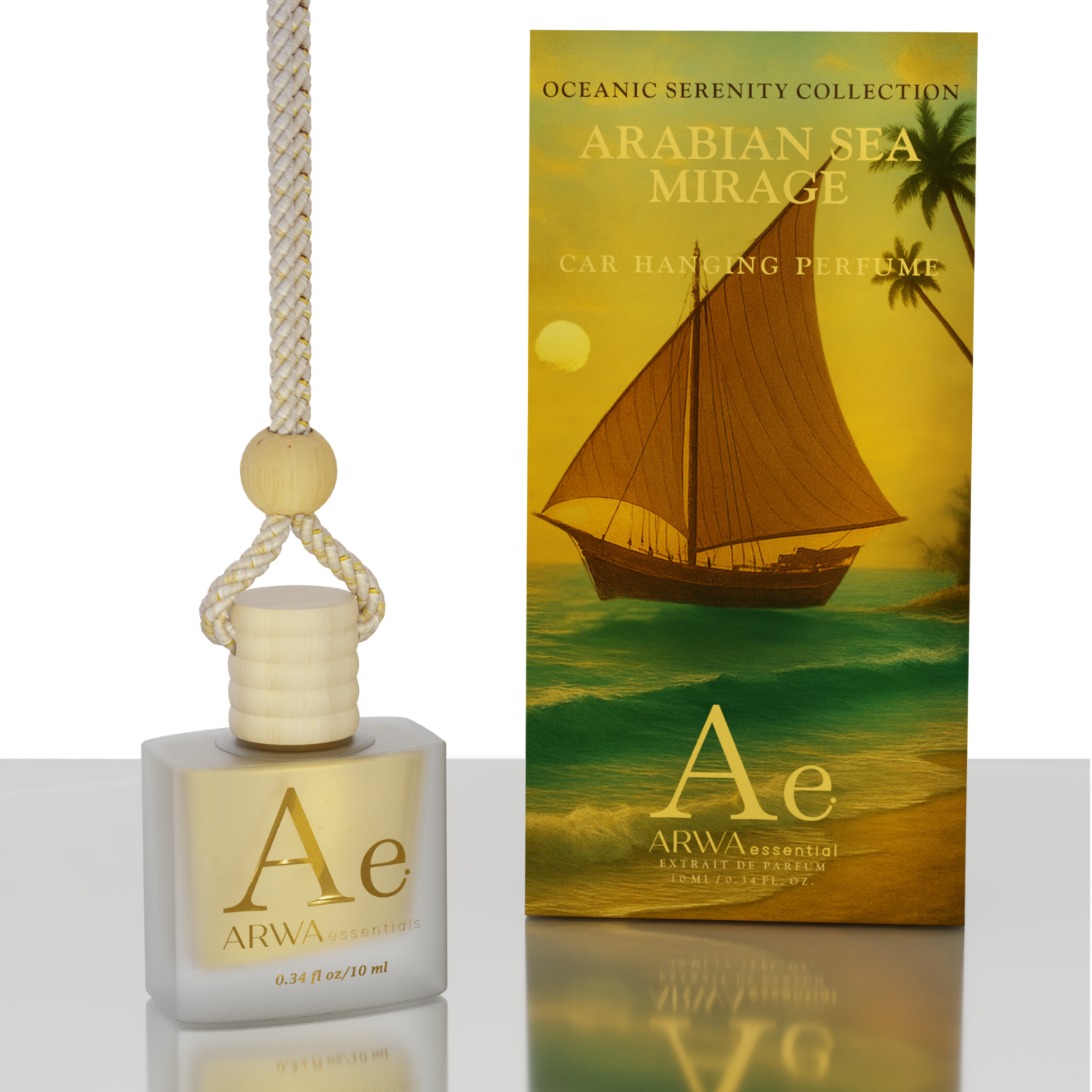 Arabian Sea Mirage Hanging Car Perfume | 10ml