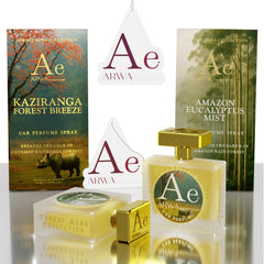Amazon Eucalyptus Mist + Kaziranga Forest Breeze Car Perfume Spray | 50ml × 2