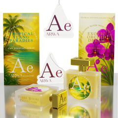 Tropical Ylang Paradise + Exotic Orchid Dream Car Perfume Spray | 50ml + 50ml