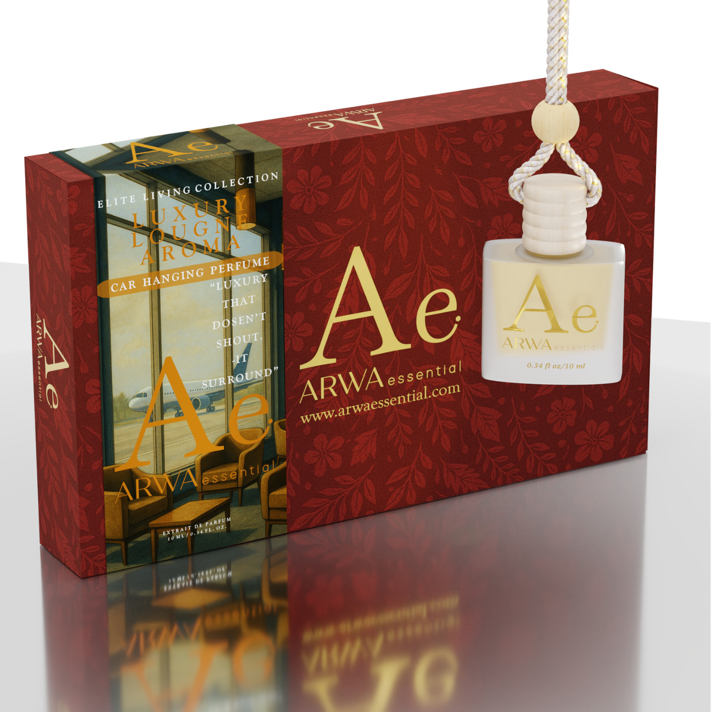 ARWA Essentials Luxury Lounge Aroma Hanging Car Perfume | 10ml