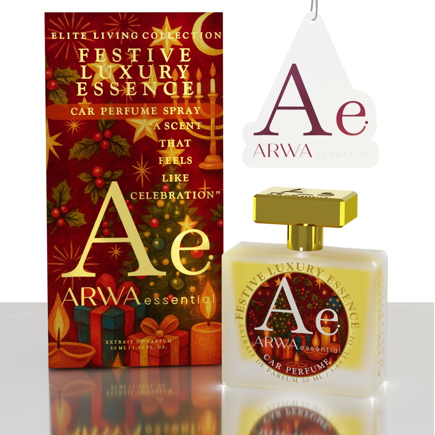 Festive Luxury Essence Car Perfume Spray | 50ml