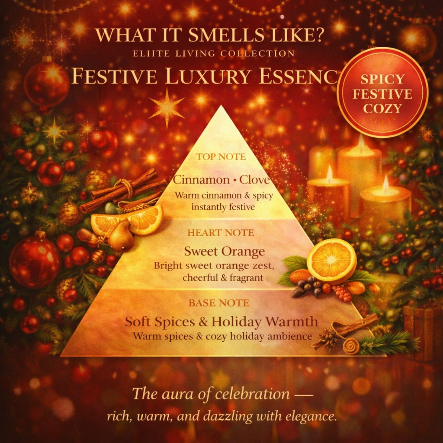 Festive Luxury Essence Car Perfume Spray | 50ml