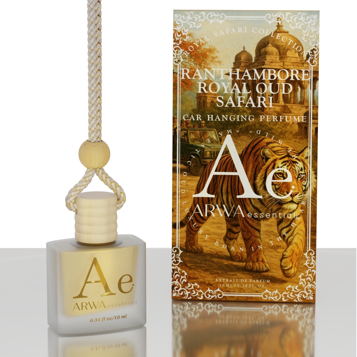 Ranthambore Royal Oud Safari Hanging Car Perfume | 10ml