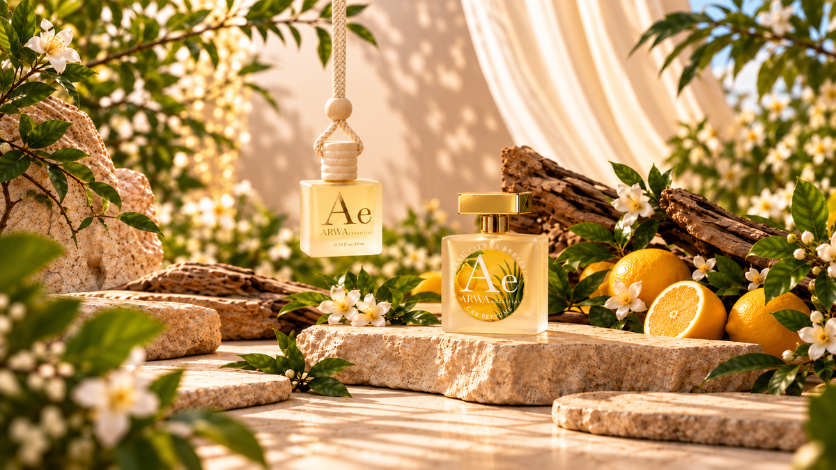 ARWA essential fragrance in a citrus garden