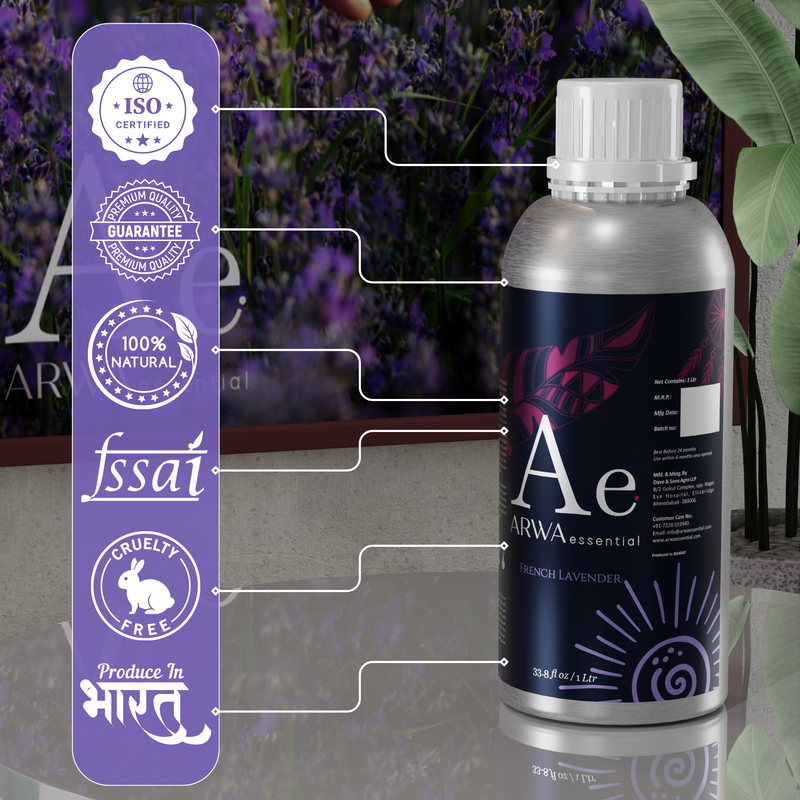 ARWA Essential certifications - ISO certified, premium quality guarantee, 100% natural, FSSAI, cruelty free, produced in India