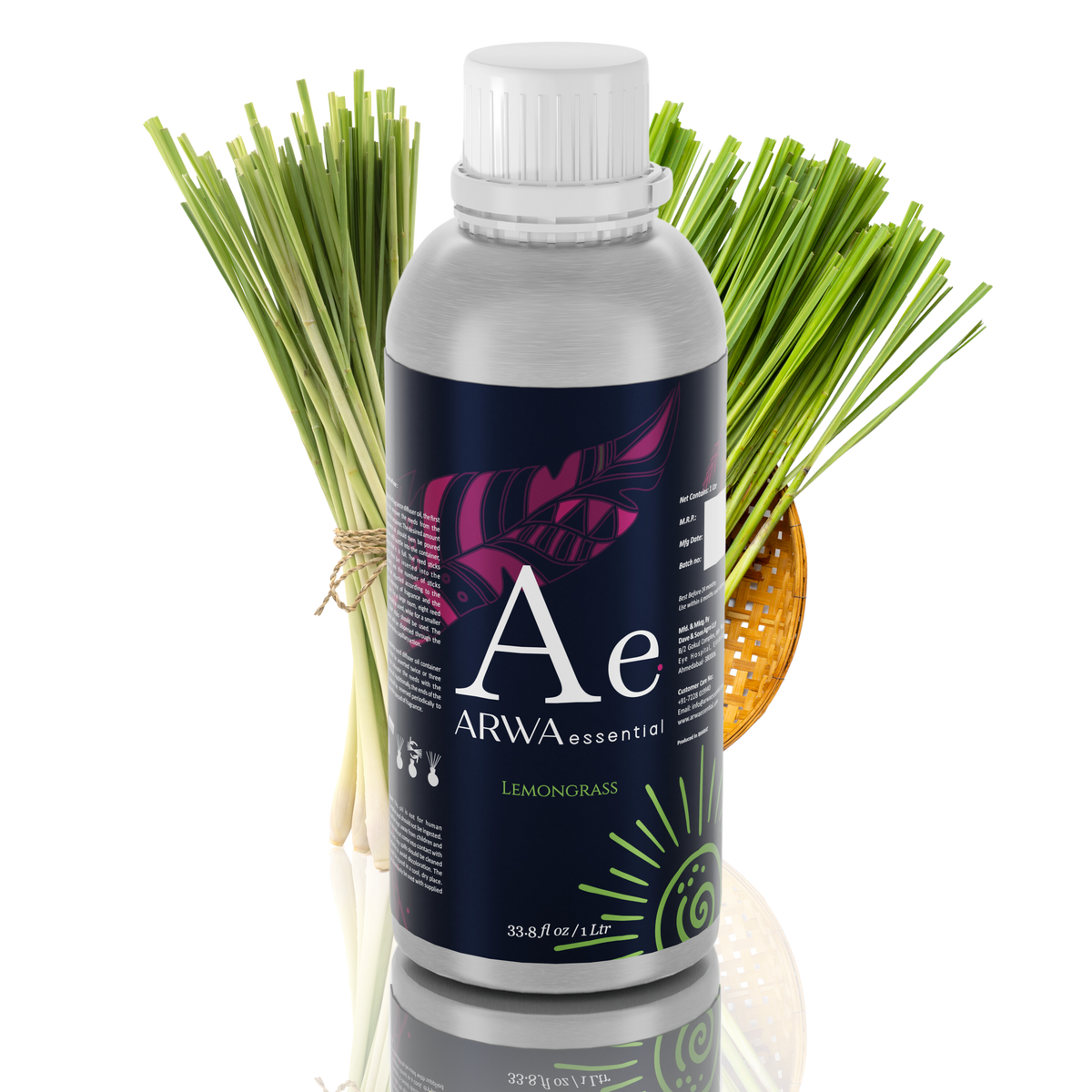 Lemongrass Diffuser Oil - Pack of 1 Lit